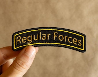 Embroidered Morale Patch | Regular Forces Hook and Loop Military Patch