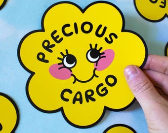 Baby On Board Magnet | Cute Car Bumper Sticker, Precious Cargo