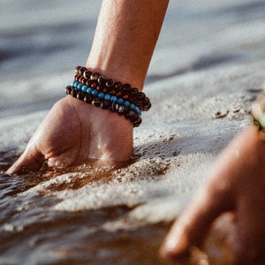 Natural Gemstone Beaded Bracelets unisex - Etsy
