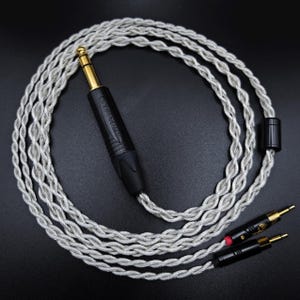 Custom headphone cable - Dual 2.5mm HE400i HE560 HE1000 HD700 Nighthawk - Unsleeved