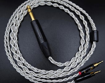 Custom headphone cable - Dual 2.5mm HE400i HE560 HE1000 HD700 Nighthawk - Unsleeved