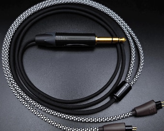 Custom headphone cable - Fostex TR-X00 TH610 TH909 TH900 MK2 - Single Sleeve