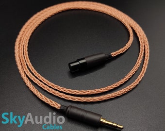OFC 8 Core Headphone Cable - AKG K702 K712 K7xx Beyerdynamic DT1770 DT1990 DT700 DT900 Pro X
