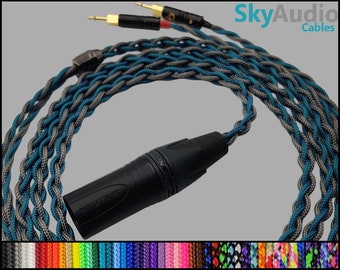 Custom Headphone Cable - Dual 2.5mm HE400i HE560 HE1000 HD700 Nighthawk