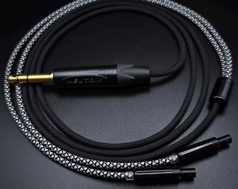 Custom headphone cable - Sennheiser HD800 / HD800S / HD820 - Single Sleeve