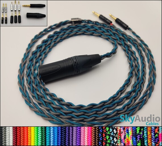 Custom Headphone Cable 2 X 3.5mm Hifiman He400i Amiron Focal Etsy