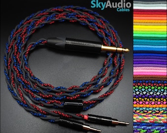 Custom Headphone Cable - Dual 2.5mm HE400i HE560 HE1000 HD700 Nighthawk