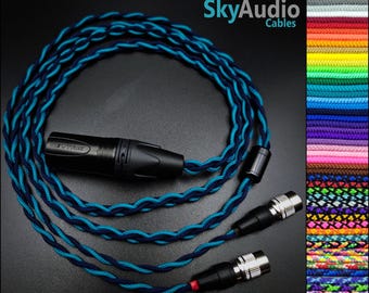 Custom Headphone Cable - 2 x Hirose MrSpeakers Dan Clark Audio Aeon Ether Expanse Stealth