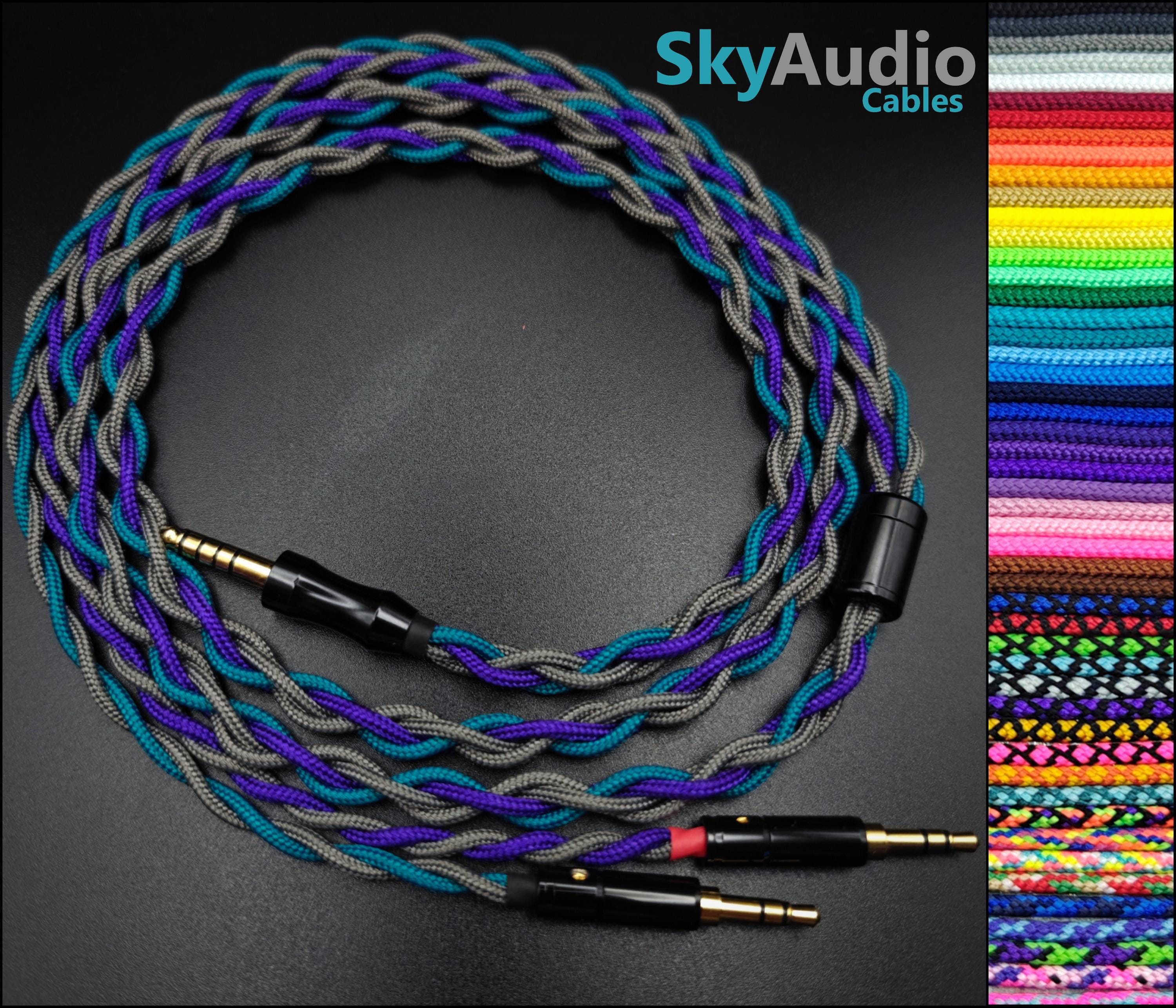 EBTOOLS Cavo di Sostituzione da 3,5 Mm a Dual 3,5 Mm per Cuffie - Compatibile con Sundara, Arya, Ananda - OFC Wire per qualità del Suono Senza Perdita EBTOOLS Cavo di Sostituzione da 3,5 Mm a Dual 3,5 Mm per Cuffie - Compatibile con Sundara, Arya, Ananda - OFC Wire per qualità del Suono Senza Perdita