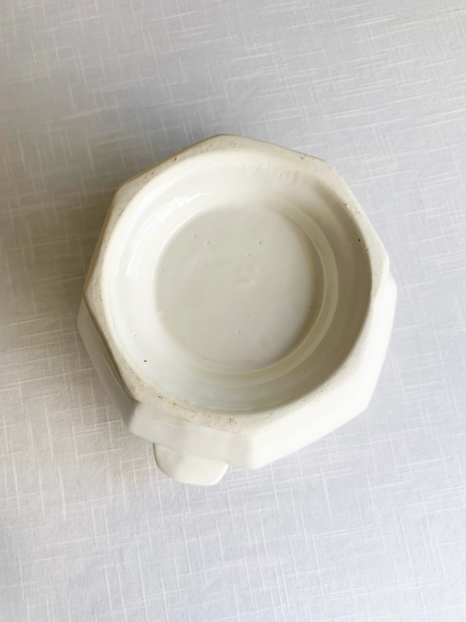 Soup Tureen Serving Bowl With Ladle and Plate Etsy