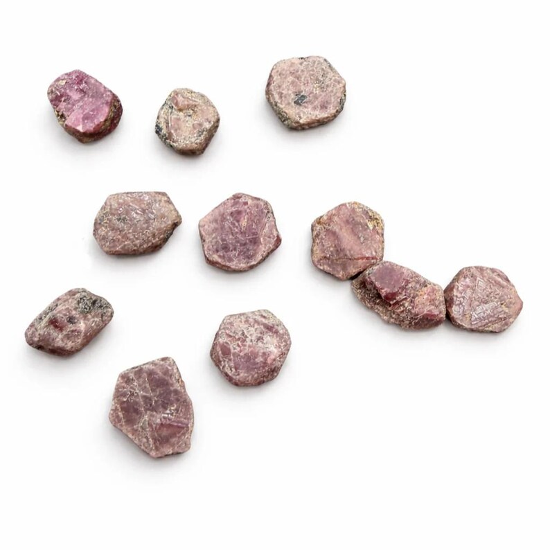 ONE Small Ruby Stone - Rough Ruby from India - Raw Ruby - Mini image 3