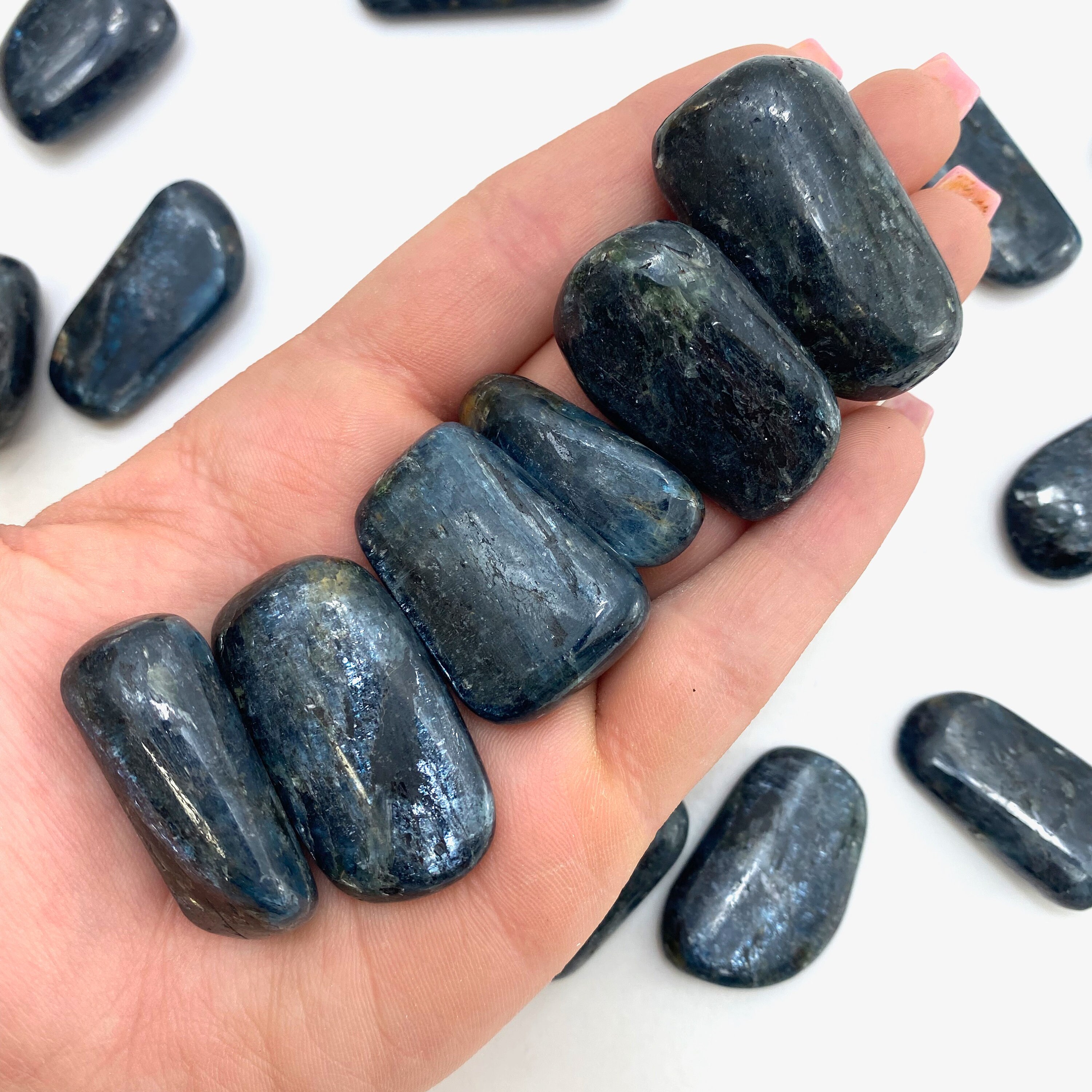 Blue Green Kyanite Tumble, Tumbled Kyanite, Green Kyanite Tumble, Blue Kyanite  Tumble, EC-01 - Etsy