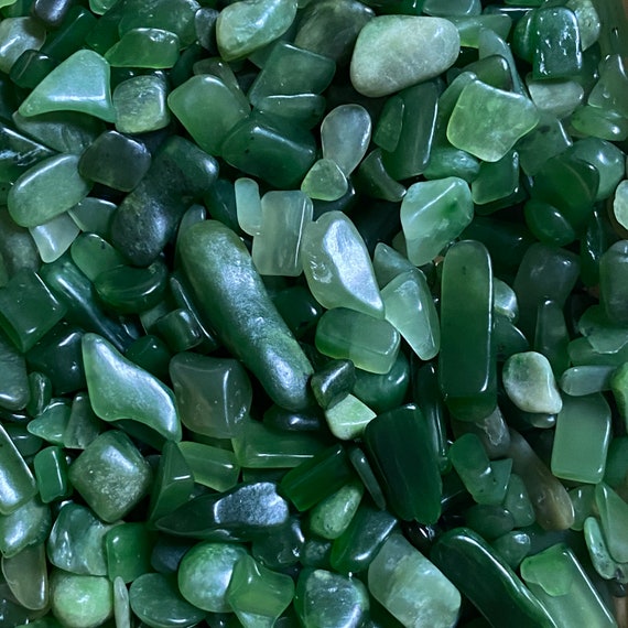 1lb Nephrite Jade Chips Bulk Nephrite Jade Chips Wholesale Etsy