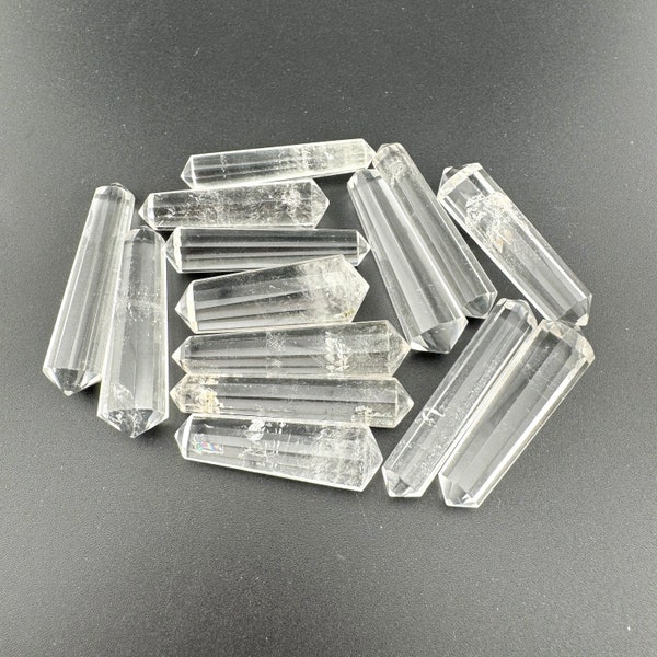 Clear Quartz Mini Vogel, Double Terminated Quartz Vogel, Polished Clear Quartz Vogel, A-27