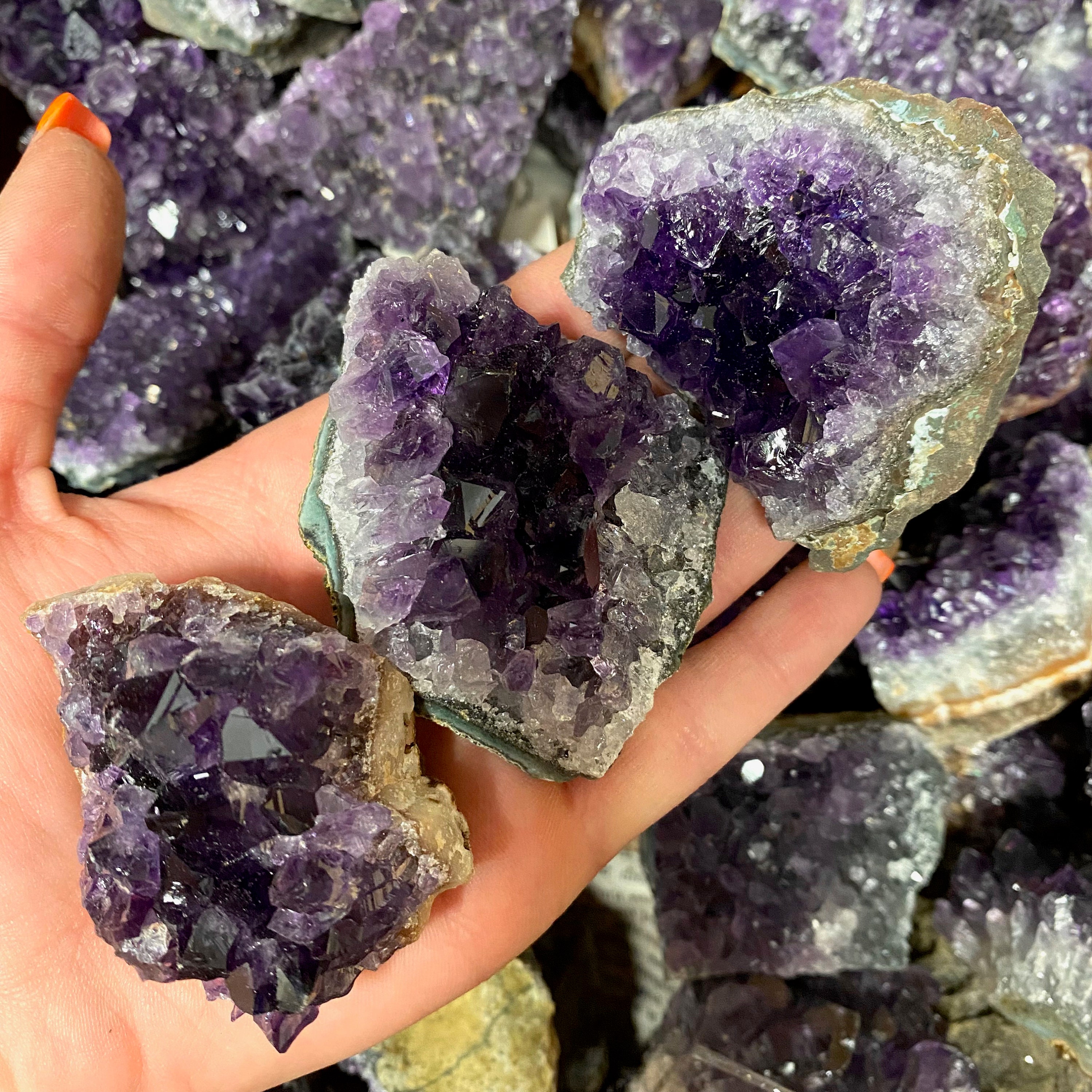 Quality Amethyst Cluster, DARK Amethyst Cluster, Grape Amethyst, Braz…