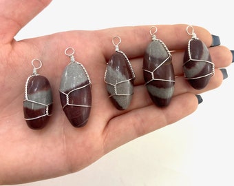 Shiva Lingam Wire Wrapped Pendant, Shiva Pendant, Shiva Lingam Pendant, Wire Wrapped Shiva Lingam, J-96