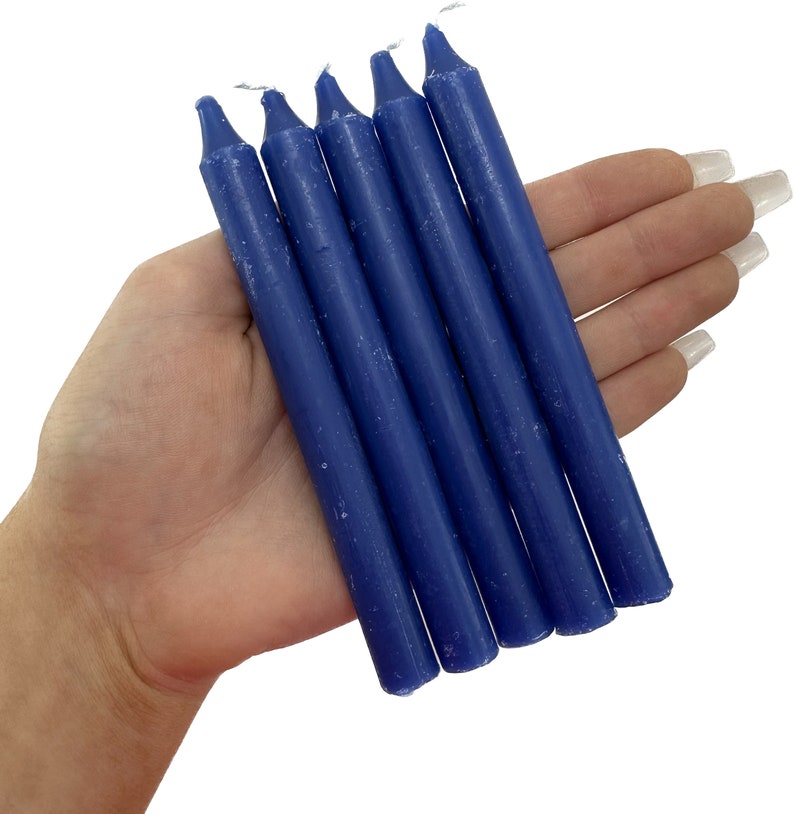 5 Mini Candle Thin Candle Magic Candle 5 Etsy