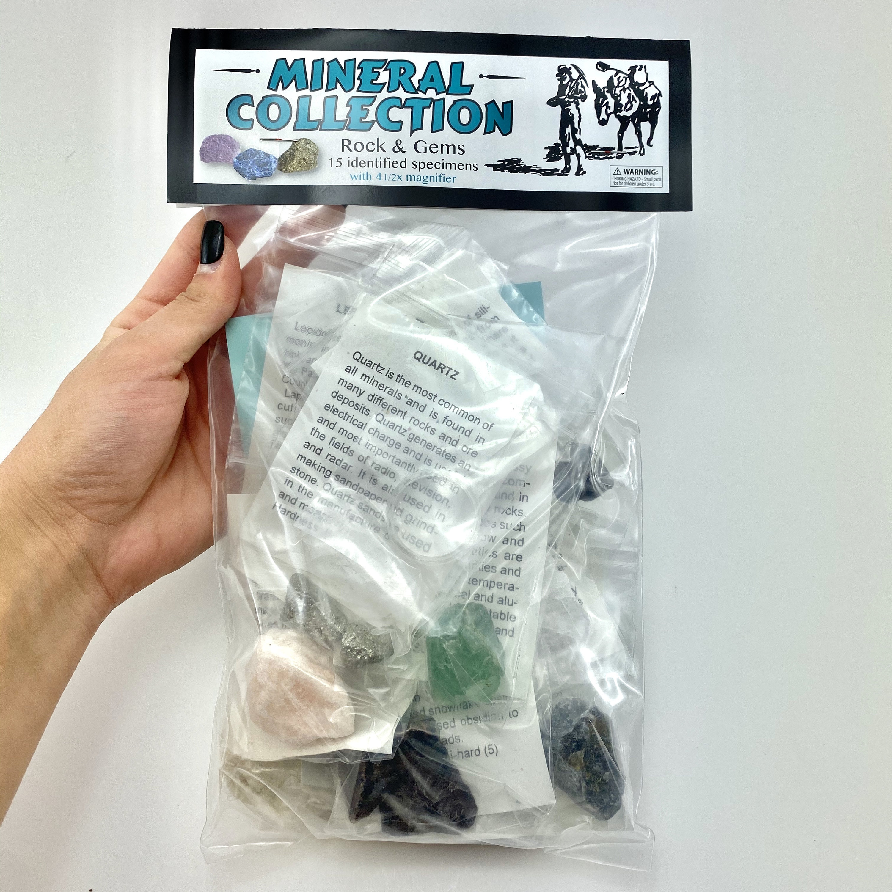 Mineral Identification Kit Mineral Set Identify Mineral Kit Etsy