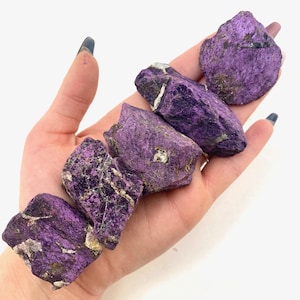 ONE Purpurite Stone, Raw Purpurite, Rough Purpurite, Natural Purpurite