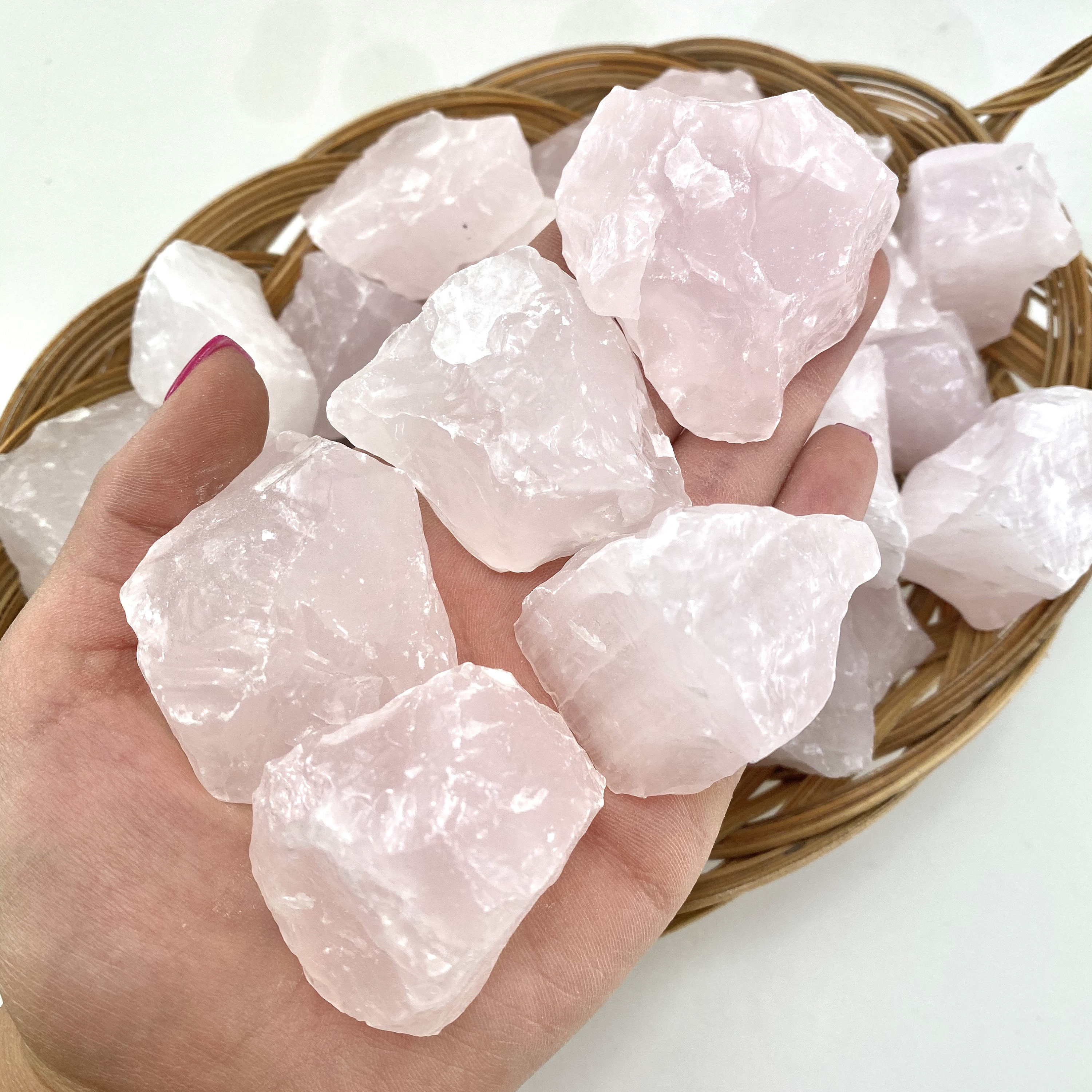 Light Pink Calcite, Rough Pink Calcite, Raw Pink Calcite, Pakistan Ca…