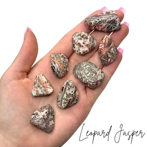 Jaspe Leopardo, Jaspe Leopardo Rolado, Jaspe Manchado, Jaspe Leopardo Cicatrizante T-123