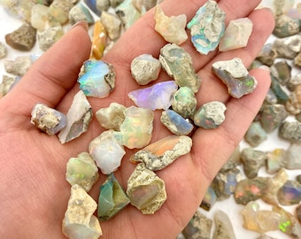 QUALITY Ethiopian Opal, Choose your own size, Natural Ethiopian Opal, Flashy Ethiopian Opal
