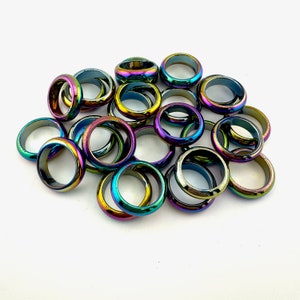 Hematite Rings That Absorb Negative Energy Etsy