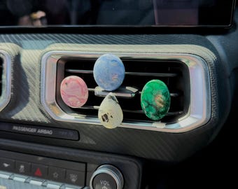 Gemstone Car Vent Clip - Moon Mountain Gems - Crystal Vent Clip