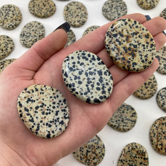 Dalmatian Jasper Worry Stones Dalmatian Jasper Worry Stones