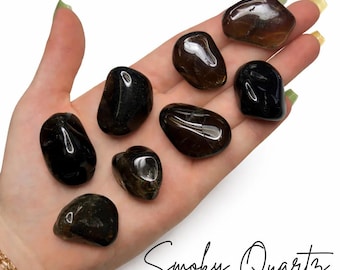 Smoky Quartz Tumble, Tumbled Smoky Quartz, Pocket Smoky Quartz, Healing Smoky Quartz, T-56