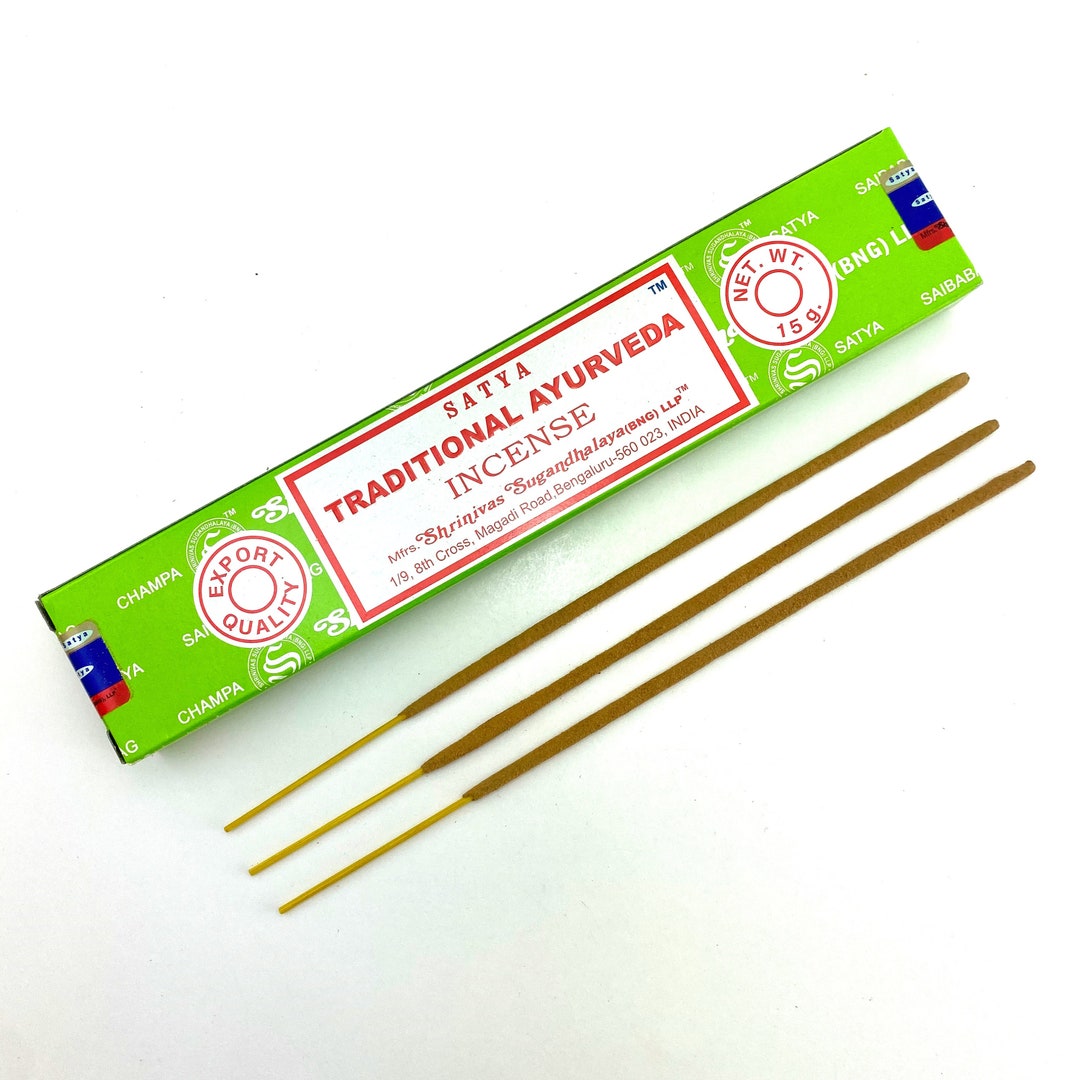 Ayurveda Incense, Traditional Ayurveda Incense Sticks, Satya Incense