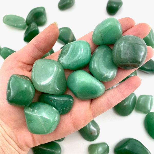 Green Aventurine Tumble, Tumbled Green Aventurine, Pocket Aventurine, T-23