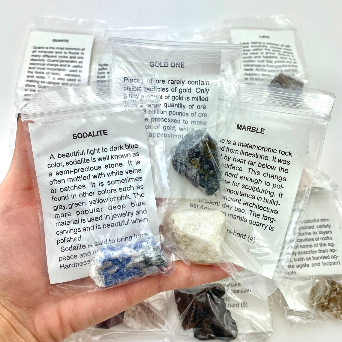 Mineral Identification Kit Mineral Set Identify Mineral Kit Etsy