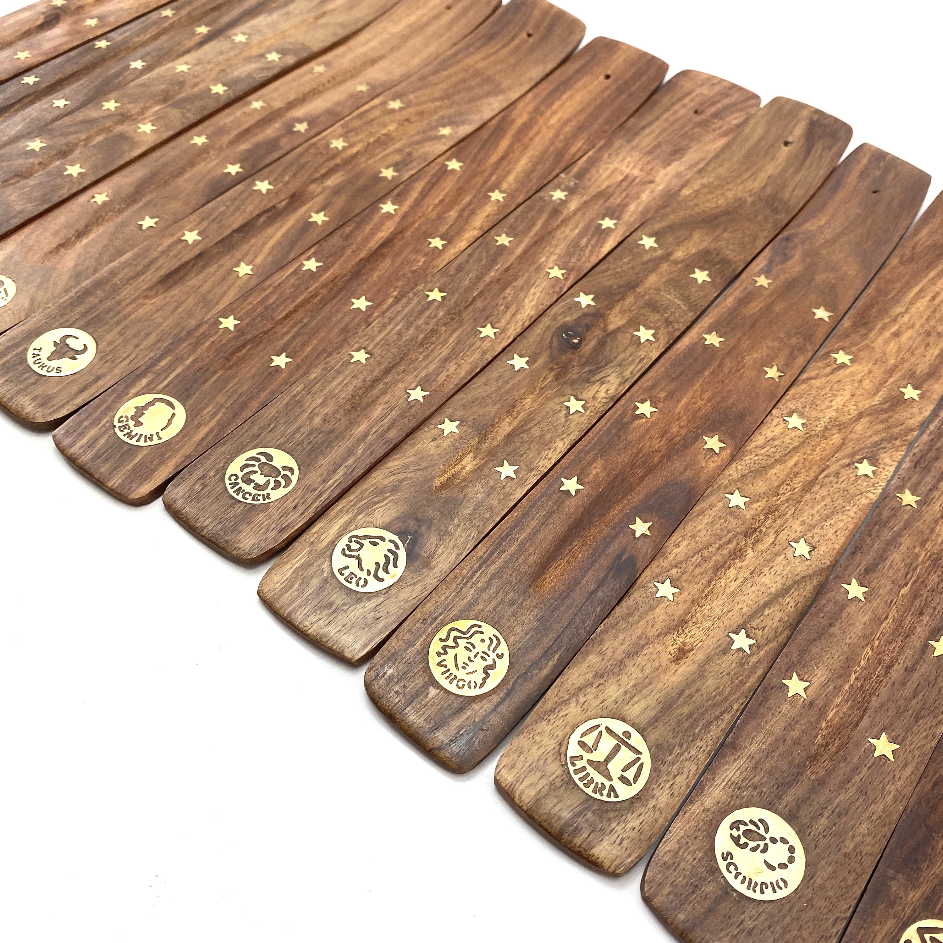 Zodiac Sign Incense Holder, Wooden Incense Holden, Wooden Burner