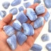 Large Blue Lace Agate Tumbled, Tumbled Blue Lace, Smooth Blue Lace, T-15 