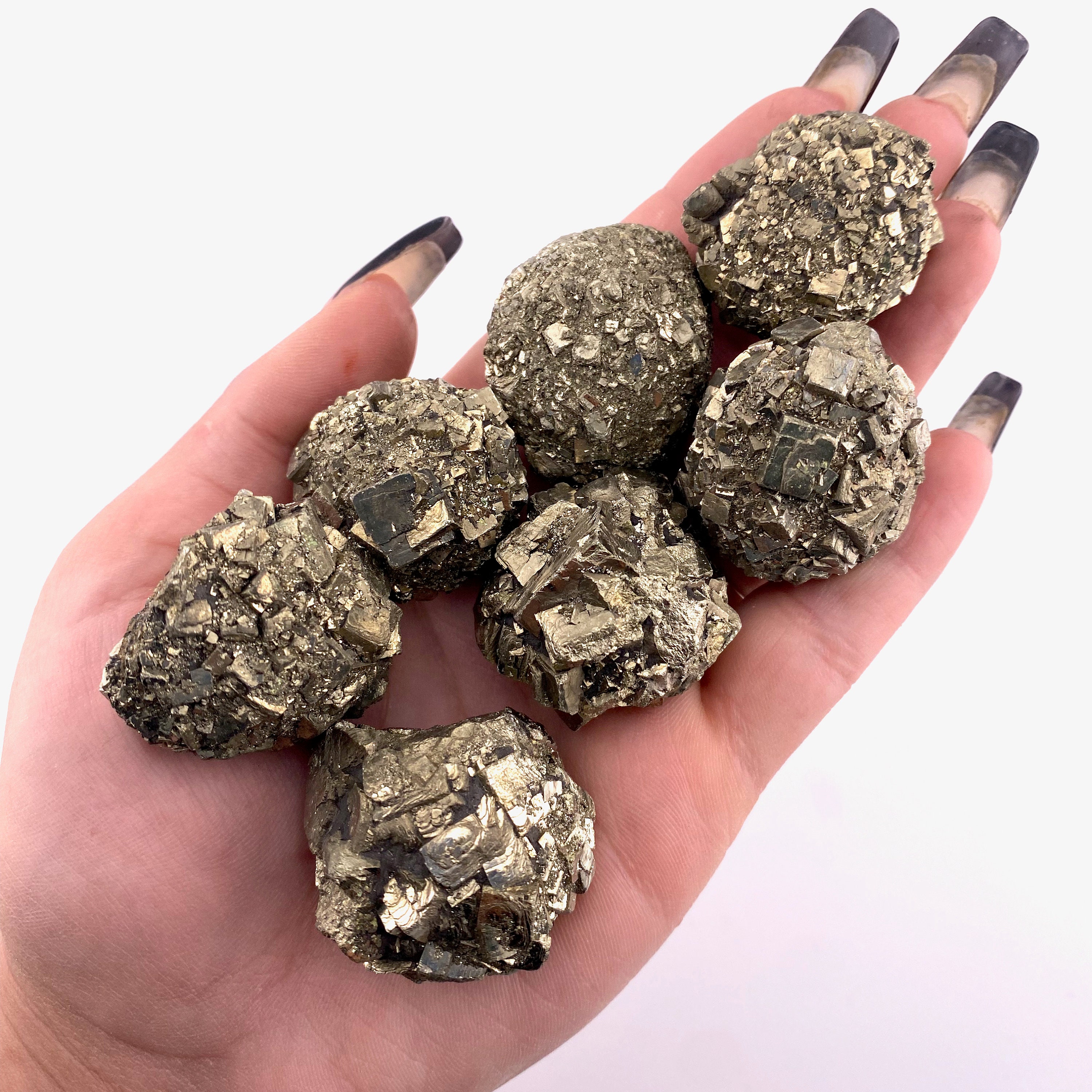 Natural Pyrite Ball, Pyrite Nodule, Raw Pyrite Cluster Ball