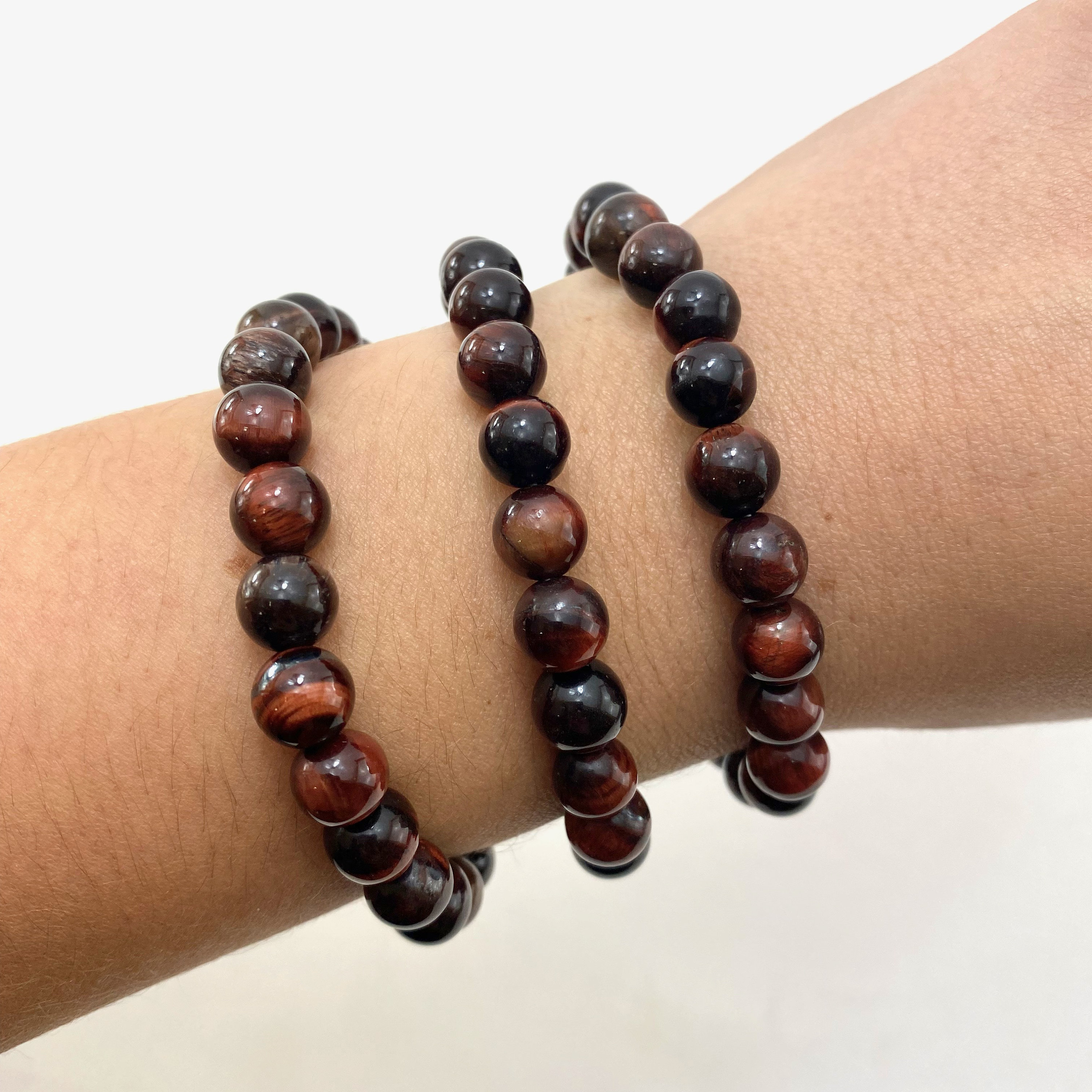 Spiritual Beads Bracelet with Red Tiger's Eye