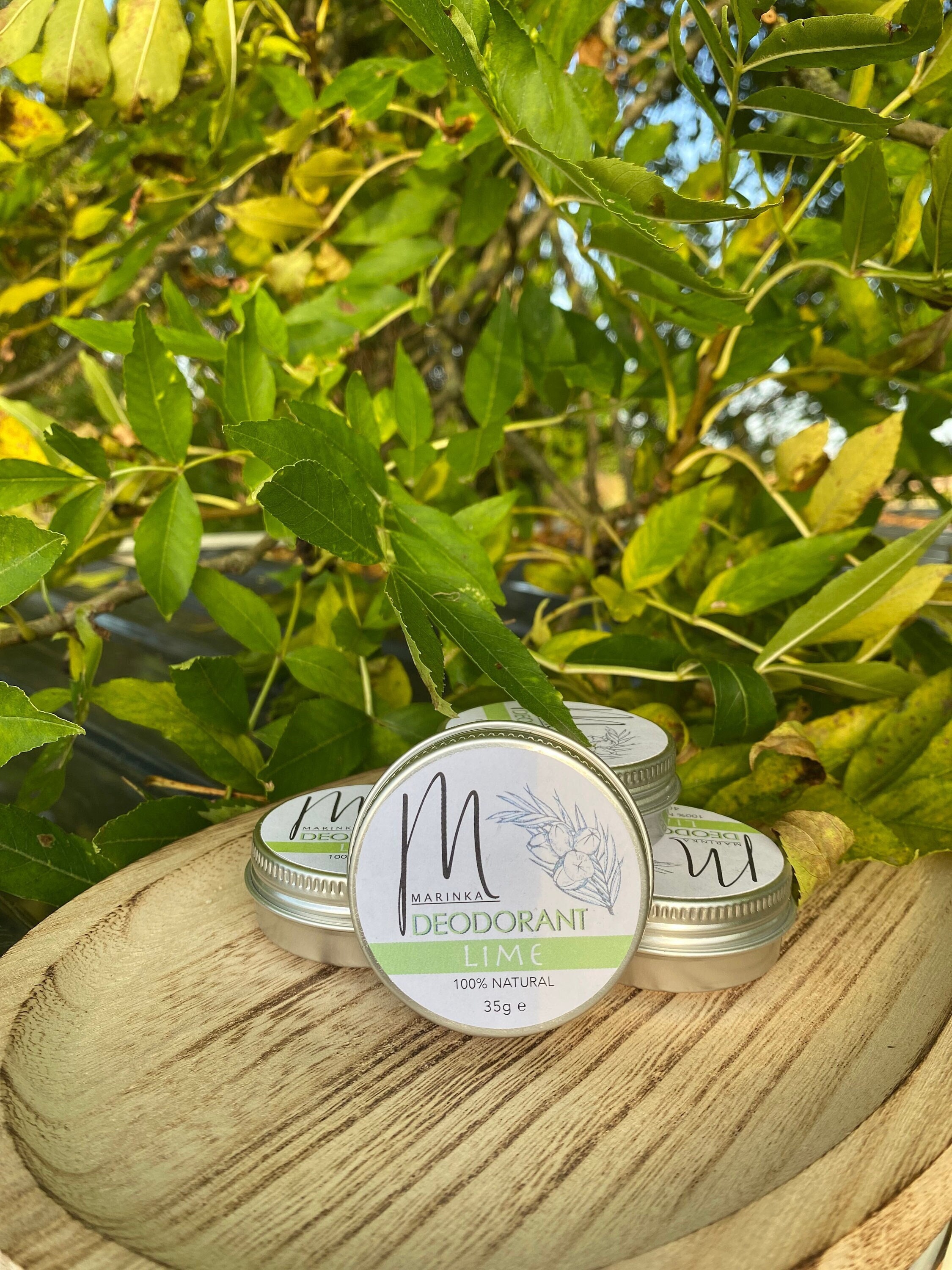 Natural deodorant - 100% natural ingredients