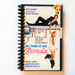 Switch VHS Box Handmade Spiral Postcard SizeNotebook - edição italiana - 1991 - Nei panni di una bionda