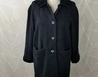 petite wool car coat