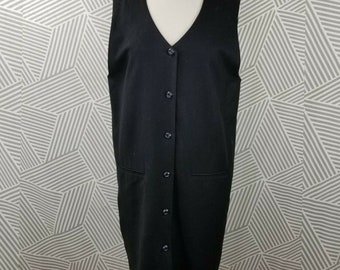 modest pinafore dress