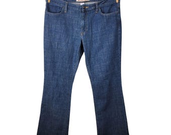 VTG Y2K Retro Gap Size 12 36x32 Long & Lean Flare blue Jeans Street Wear