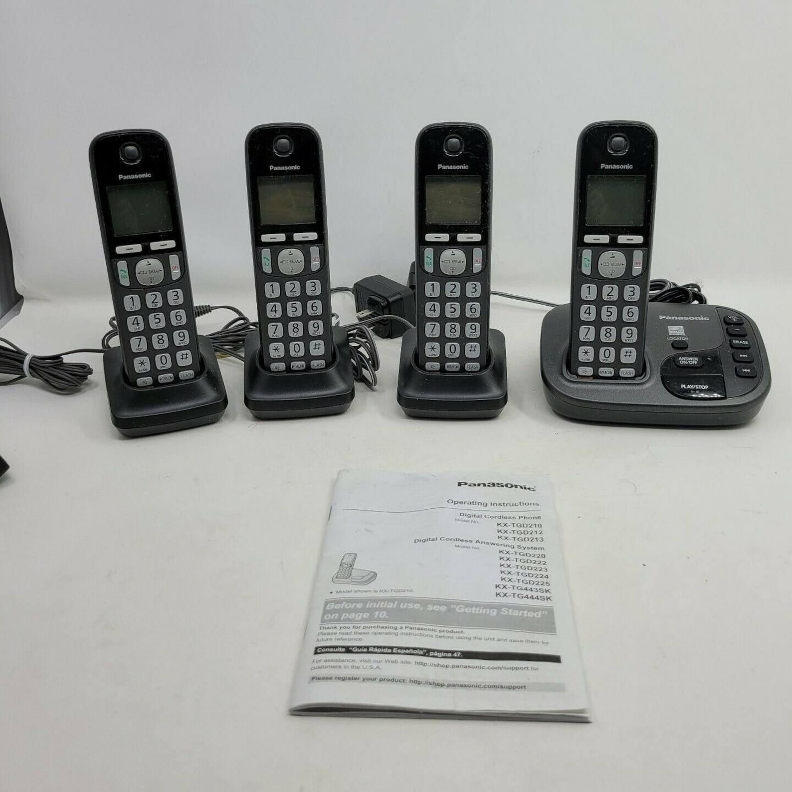 Panasonic KXTGD220 Dect 6.0 Digital Cordless Answering System Etsy