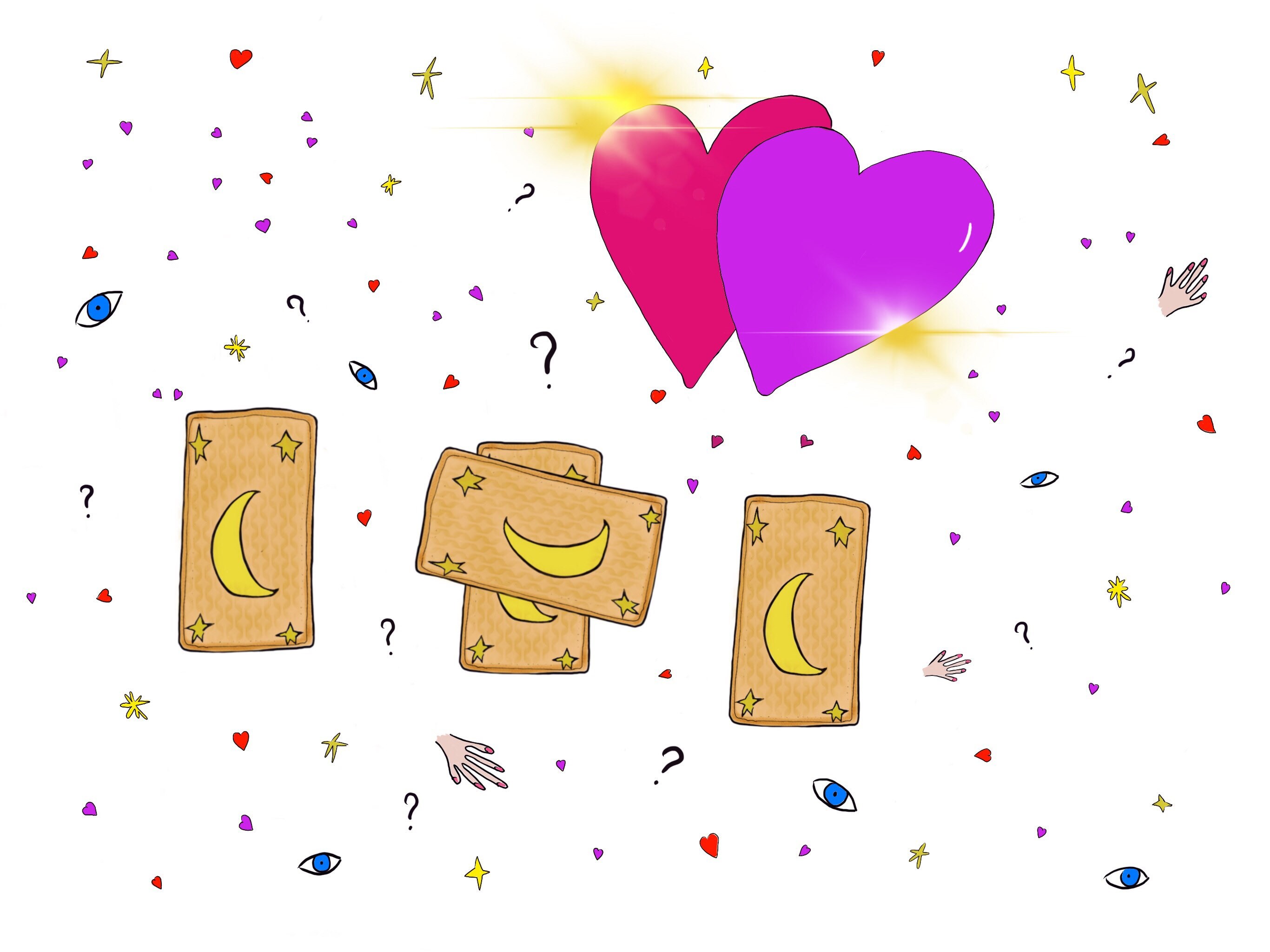 Tarot, Tirage Tarot Amour, de Marseille, Voyance, Cartomancie, Divination, Prédiction, Question Amou