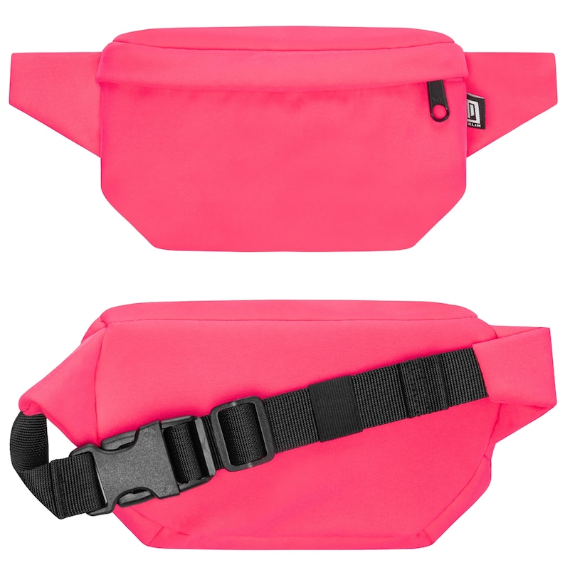Small square bum bag softshell, women's & men's hip bag, mini belt bag water-repellent, outdoor bum bag, small square hip bag image 5