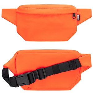 Small square bum bag softshell, women's & men's hip bag, mini belt bag water-repellent, outdoor bum bag, small square hip bag image 7
