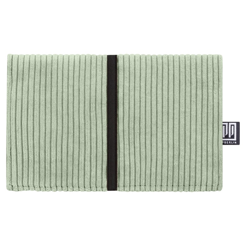 Tobacco pouch tobacco pouch corduroy mint vegan hand-sewn in Berlin for women men unisex tobacco pouch image 2