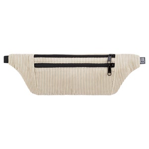 Sac banane Cordon Beige Plat Vegan Cousu main à Berlin pour femmes hommes Unisexe Sac de hanche Sac à bandoulière Sac à bandoulière Sac de hanche Sac à bandoulière