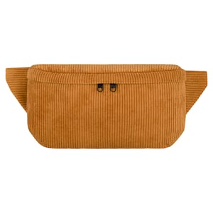 Fanny pack large corduroy women men unisex hipbag crossbody bag