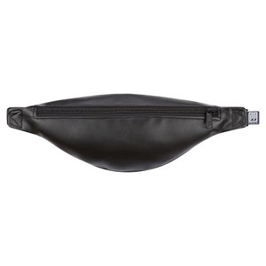 Sac banane en similicuir noir fin et végétalien, fait à la main à Berlin, pour femmes et hommes, unisexe, sac à bandoulière, sac à bandoulière